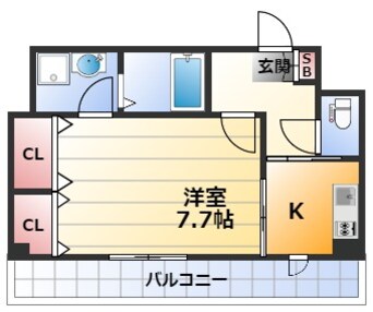 間取図 プリマ・クラッセ十八条