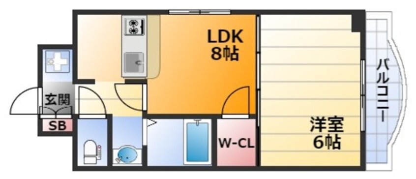 間取図 ノルデンハイム新大阪Ⅱ