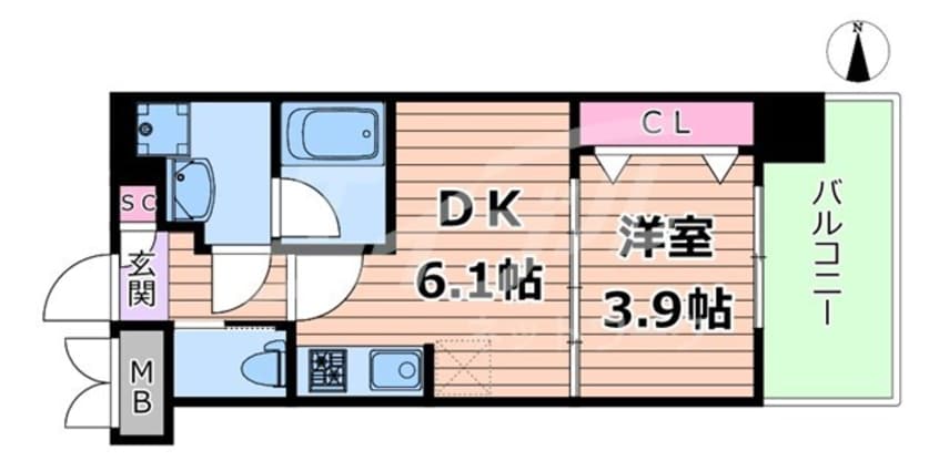 間取図 プレジオ十三