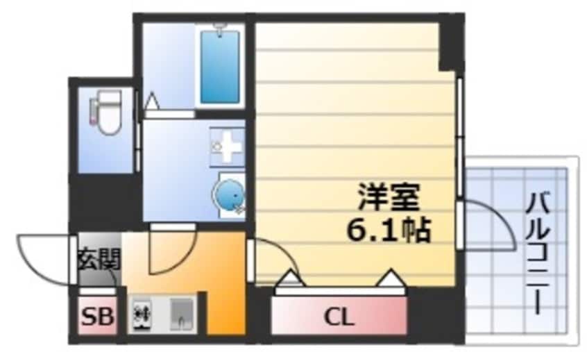 間取図 S-RESIDENCE新大阪Rish