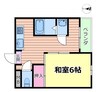 阪急神戸線/十三駅 徒歩8分 3階 築38年 1DKの間取り