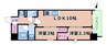 東海道本線<琵琶湖線・JR京都線>/東淀川駅 徒歩6分 8階 1年未満 2LDKの間取り