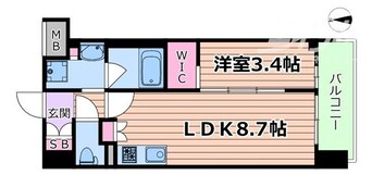 間取図 コンフォリア新大阪宮原Q