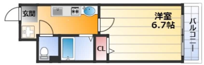 間取図 フローライト新大阪