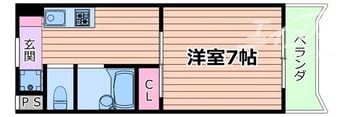 間取図 阪急千里線/柴島駅 徒歩6分 5階 築21年