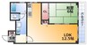 東海道本線<琵琶湖線・JR京都線>/東淀川駅 徒歩3分 3階 築47年 1LDKの間取り