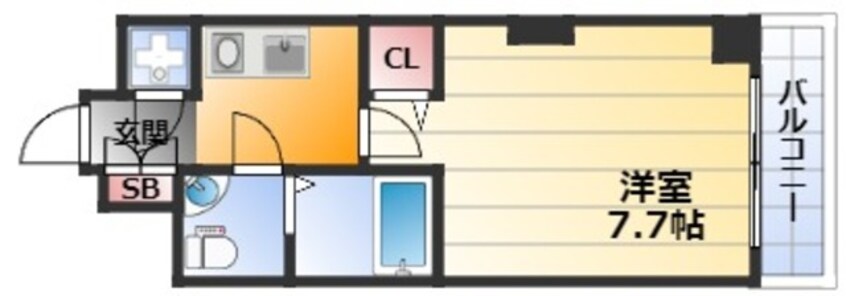 間取図 セレニテ新大阪弐番館