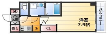 間取図 S-RESIDENCE新大阪WEST