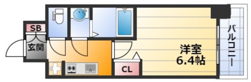 間取図 プレサンス西中島南方セレスト