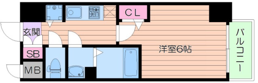 間取図 プレサンス新大阪コアシティ