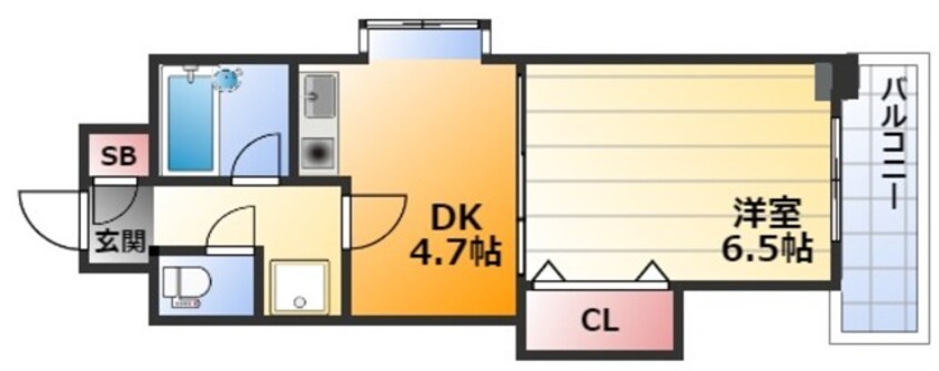 間取図 メゾン恒悦