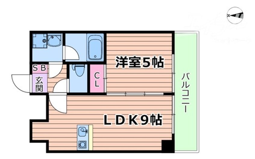 間取図 CITY　SPIRE十三東