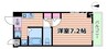 東海道本線<琵琶湖線・JR京都線>/新大阪駅 徒歩7分 11階 築20年 1Kの間取り