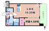 プレジオ御幣島アジアン 1LDKの間取り