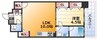 東海道新幹線（近畿圏）/新大阪駅 徒歩14分 6階 築12年 1LDKの間取り
