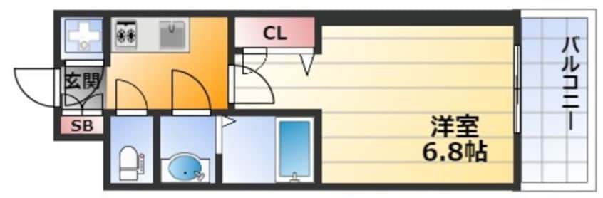 間取図 Dimus新大阪