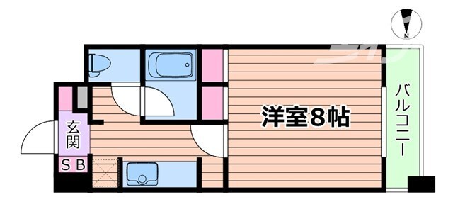 間取り図 グランシャルマン新大阪