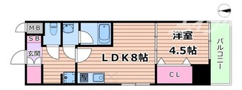 間取図 LaCASA新北野Ⅱ