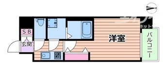 間取図 東海道本線・山陽本線<JR神戸線>/塚本駅 徒歩10分 5階 築3年