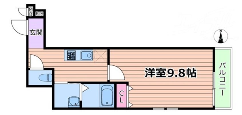 間取図 フジパレス神崎川Ⅲ番館