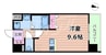 大阪メトロ御堂筋線/西中島南方駅 徒歩9分 4階 築11年 1Rの間取り