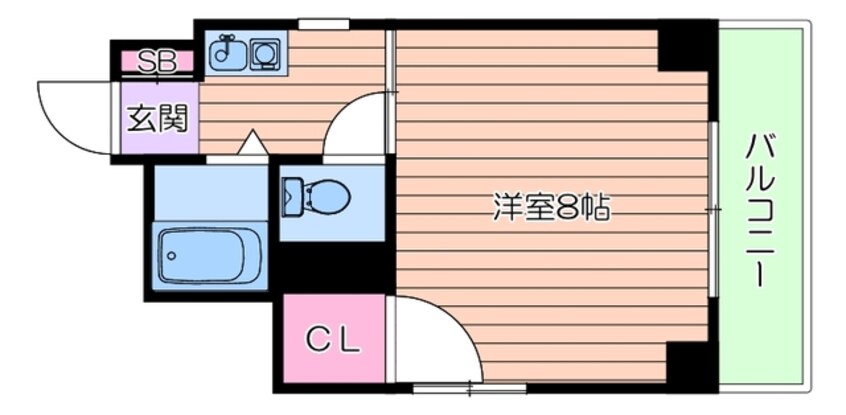 間取図 大阪メトロ谷町線/野江内代駅 徒歩2分 3階 築34年