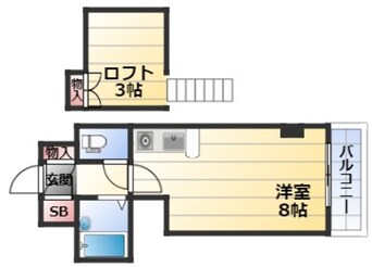 間取図 大阪メトロ御堂筋線/東三国駅 徒歩3分 3階 築35年