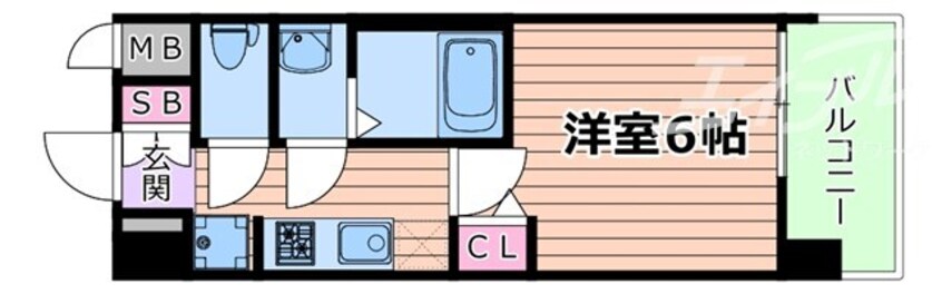 間取図 プレサンス西淡路レジェーロ
