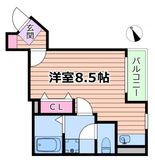 間取り図 東海道本線<琵琶湖線・JR京都線>/東淀川駅 徒歩4分 2階 築20年