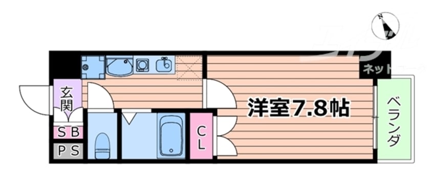 間取図 大阪メトロ御堂筋線/西中島南方駅 徒歩12分 2階 築26年