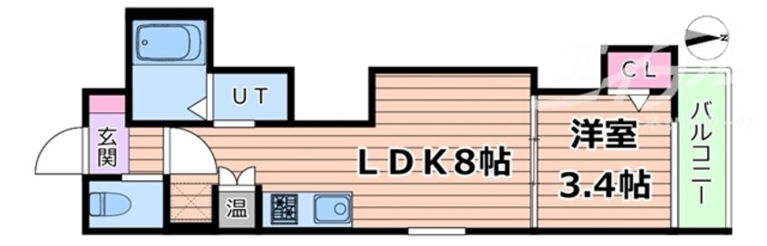 間取図 Buzz神崎川