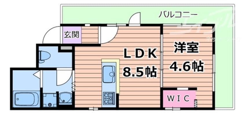 間取図 フォートレス神崎川