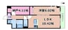 アーバンパーク新大阪 1LDK+Sの間取り