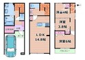 東三国５丁目貸家の間取図