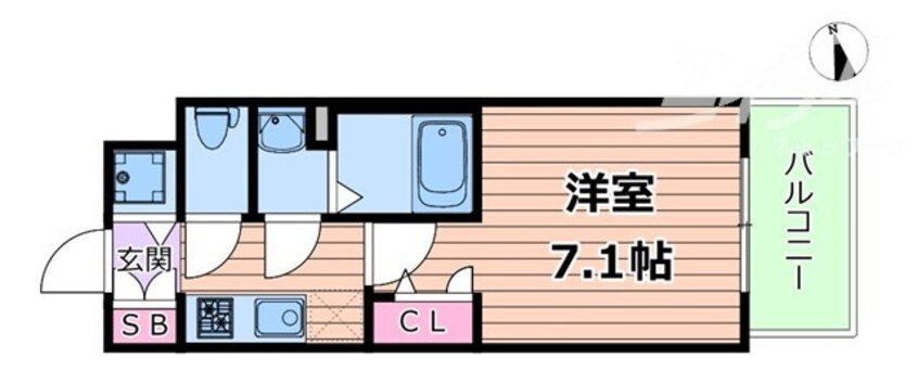 間取図 S-RESIDENCE大和田aline