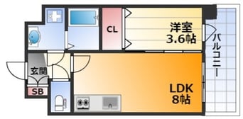 間取図 ベルヴェーレ新大阪