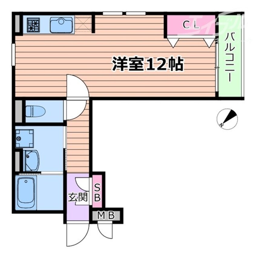 間取図 PARK　HoKule'a