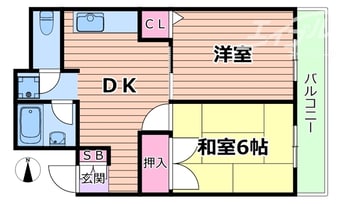 間取図 毛利マンション