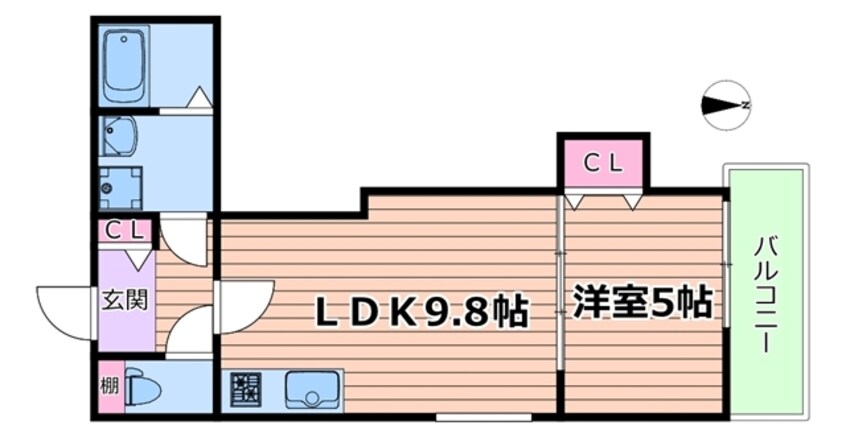 間取図 セレニティ田川北A棟