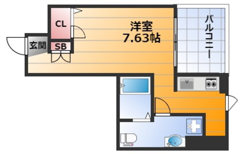 間取図 フィール三国