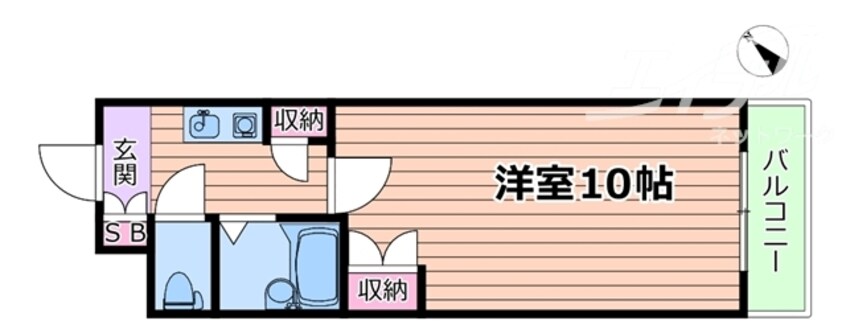 間取図 ル・シェル新大阪