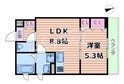 セレニティ加島A棟の間取図