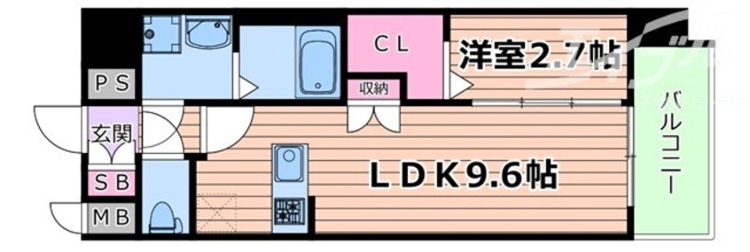 間取図 阪急京都線/上新庄駅 徒歩4分 10階 1年未満