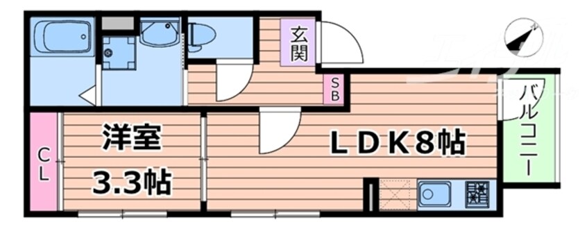 間取図 パークテラス淡路