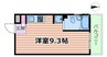 是空JYUSO 1Rの間取り