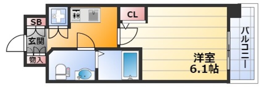 間取図 リッツ新大阪