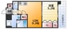 スプランディッド三国１ 1LDKの間取り