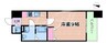 プラウドフラット新大阪 1Kの間取り
