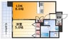 ラグゼ新大阪1 1DKの間取り