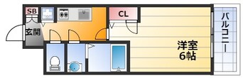 間取図 プレサンス新大阪ヴィガ